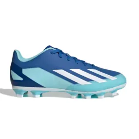 Adidas Men's X Crazyfast.4 Flexible Ground Football Shoe (Bright Royal/White/Solar Red)