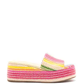 Alex In Rainbow Raffia