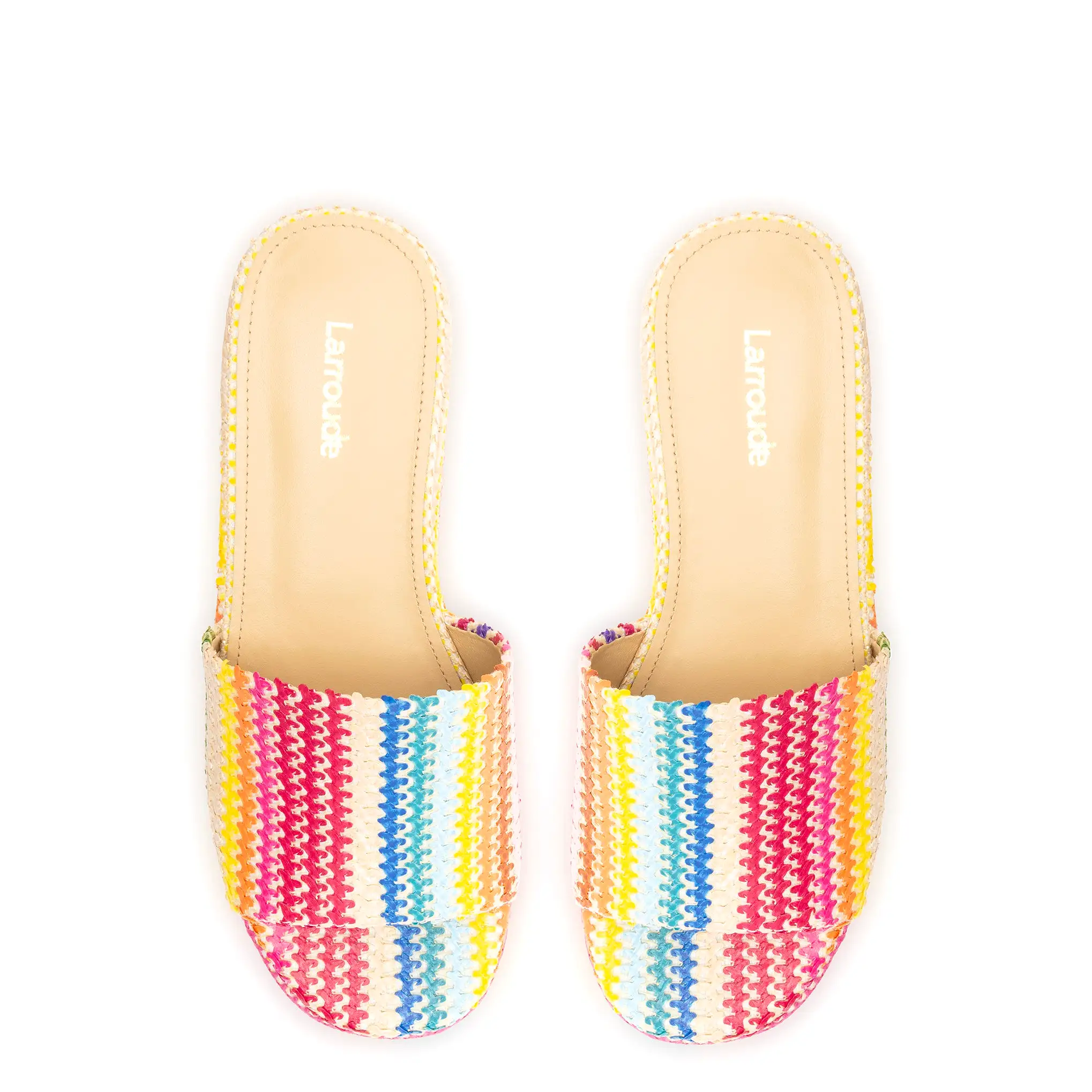 Alex In Rainbow Raffia