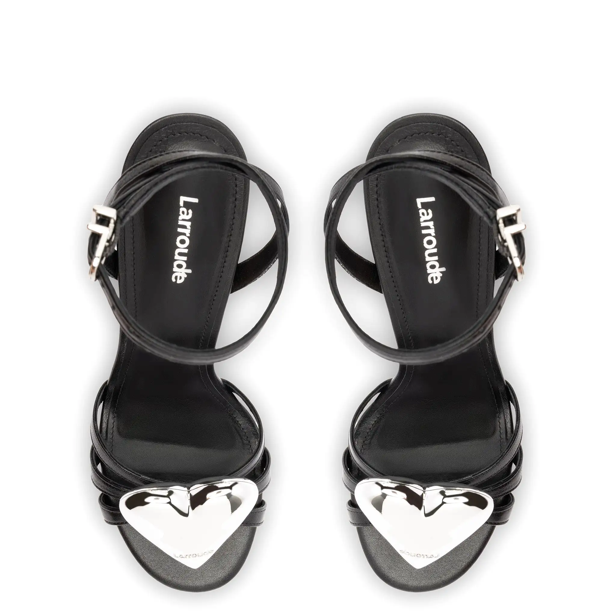 Amore Sandal in Black Leather