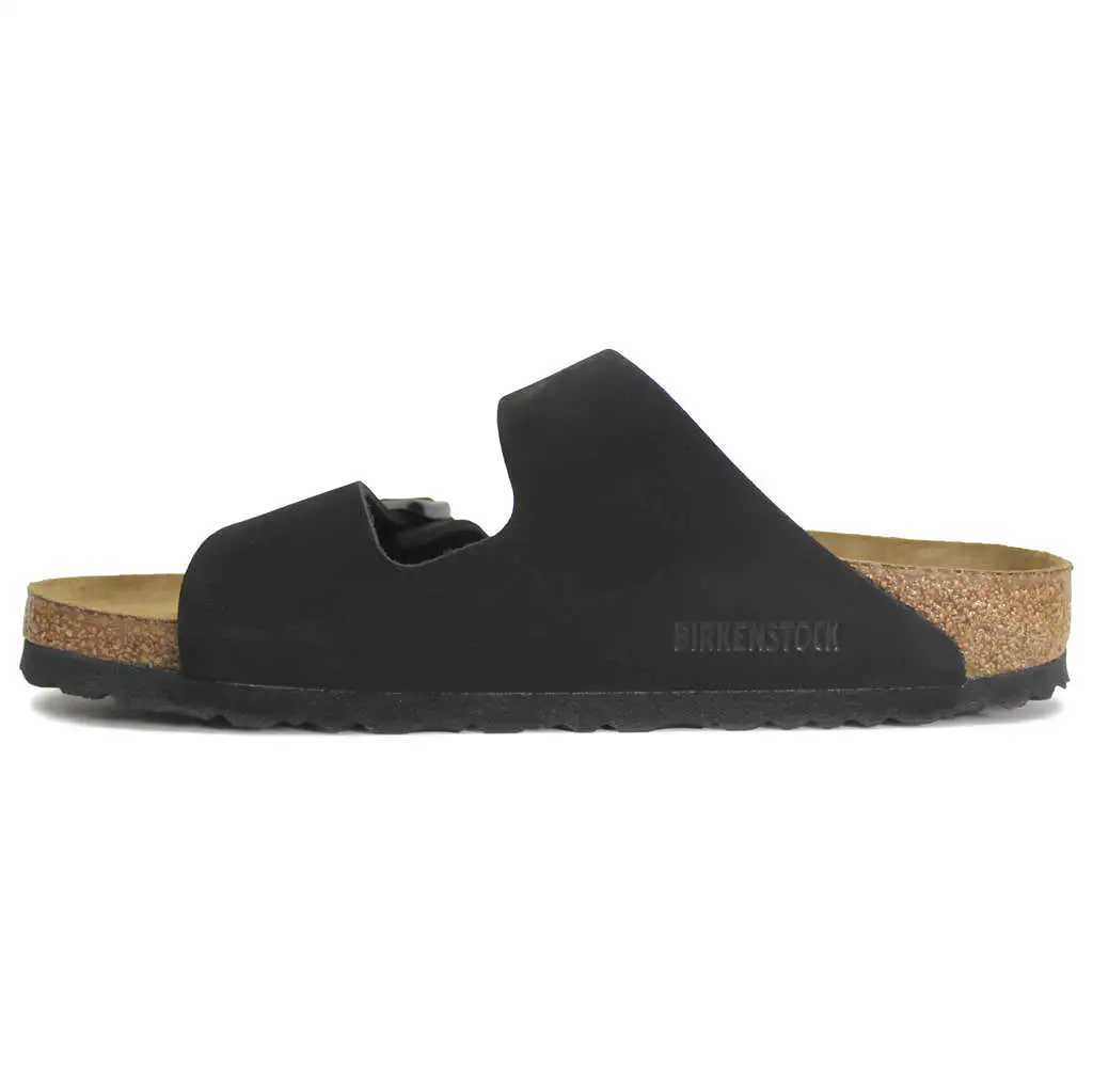 Arizona BS Nubuck Leather Unisex Slides Sandals