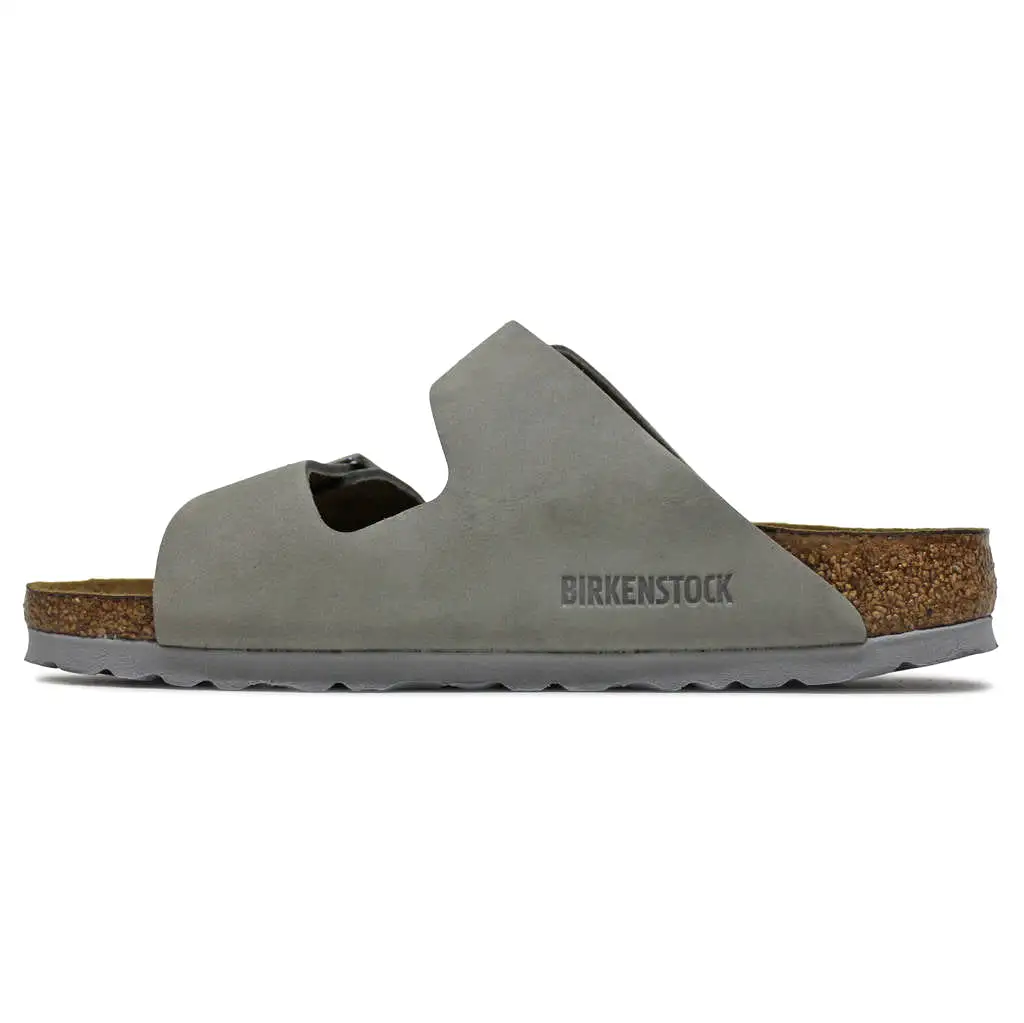 Arizona BS Nubuck Leather Unisex Slides Sandals