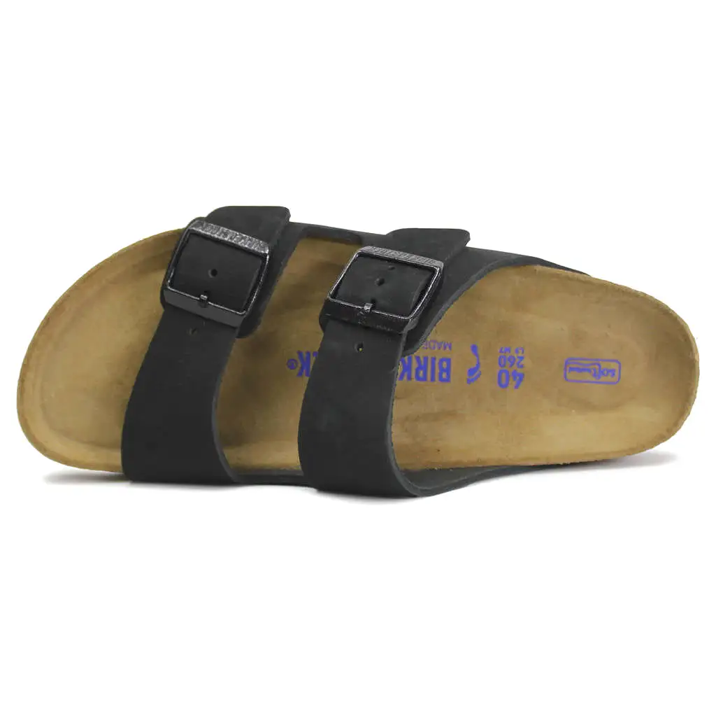 Arizona BS Nubuck Leather Unisex Slides Sandals