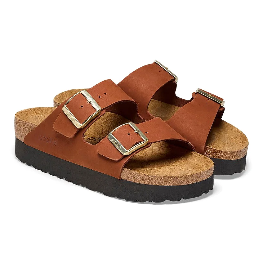 Arizona Platform Nubuck Leather