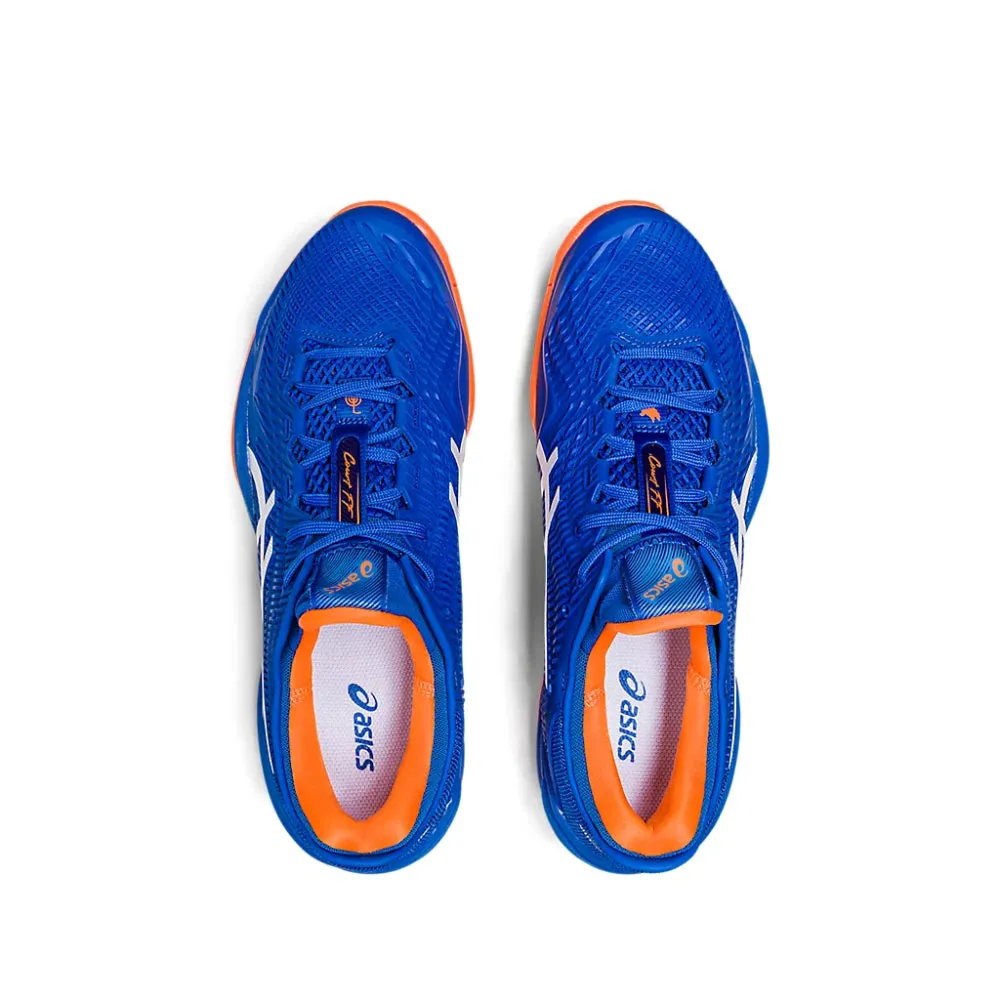 ASICS Men's Court FF 3 Novak Tennis Shoe (Tuna Blue/Orange)