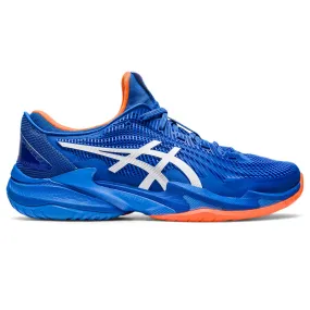 ASICS Men's Court FF 3 Novak Tennis Shoe (Tuna Blue/Orange)