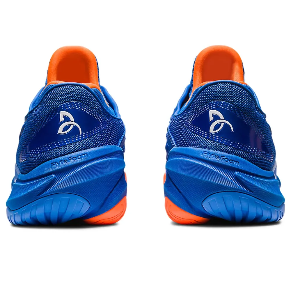 ASICS Men's Court FF 3 Novak Tennis Shoe (Tuna Blue/Orange)