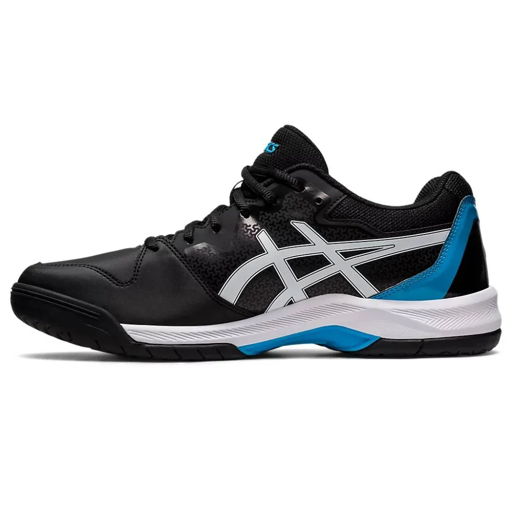 ASICS Men's Gel-Dedicate 7 Tennis Shoe (Black/Island Blue)