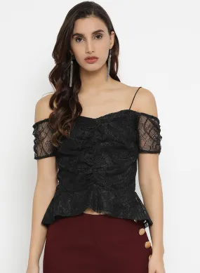 Asymmetric Peplum Top