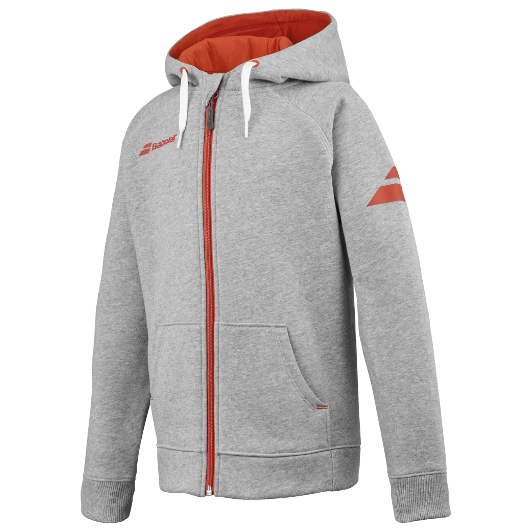 Babolat Exercise Junior Hood Jacket 3002 - High Rise Heather