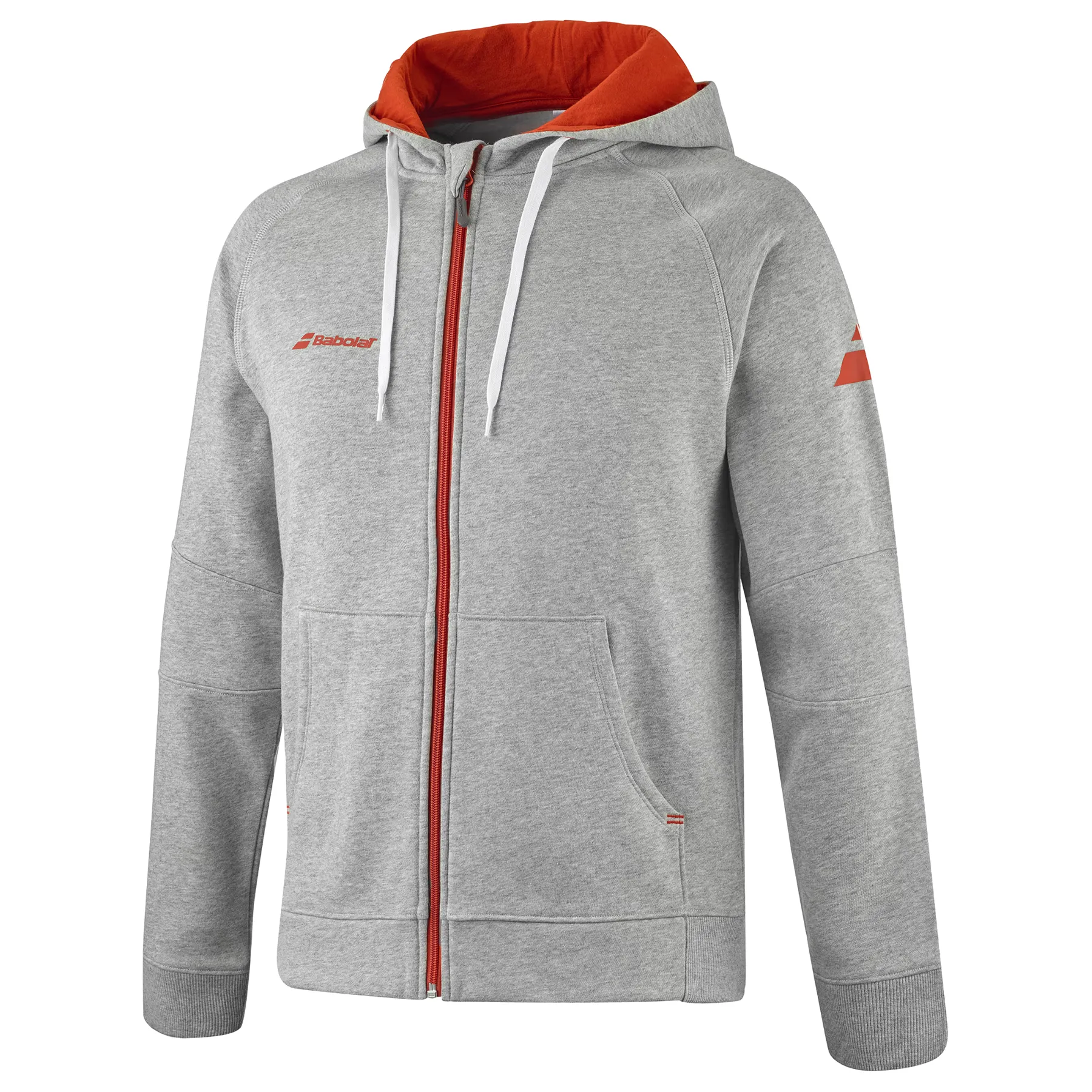 Babolat Exercise Men Hood Jacket 3002 - High Rise Heather