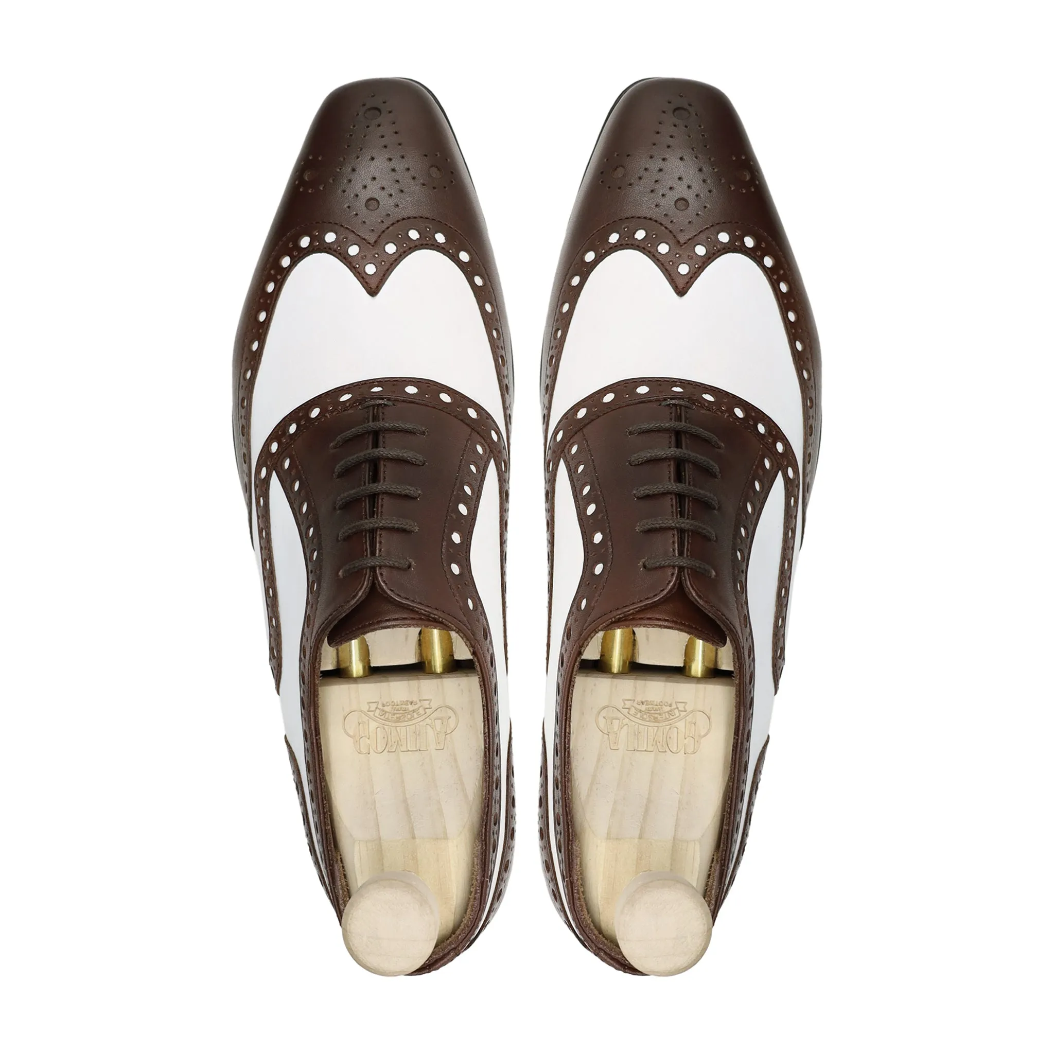 BANJUL - FUSION OF DARK BROWN AND WHITE OXFORD