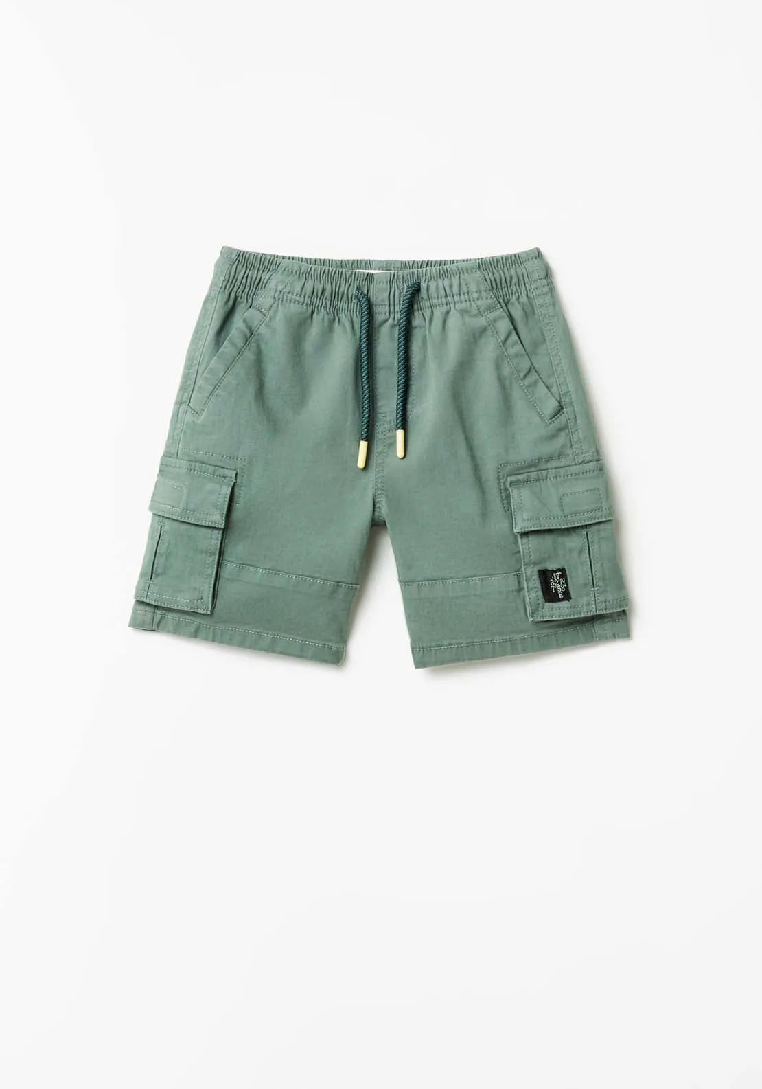 Basic Cargo Shorts - Green