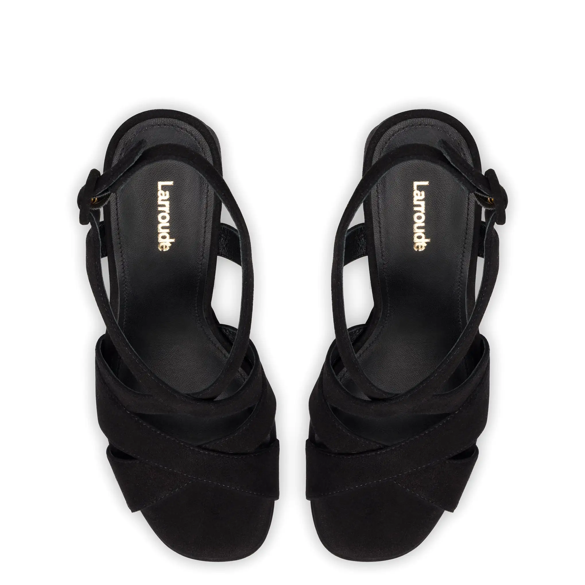 Bee Sandal In Black Suede