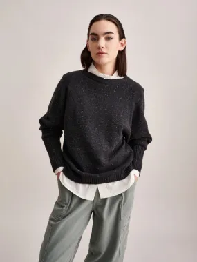 Bellerose Kear Knitted Sweater - Off Black