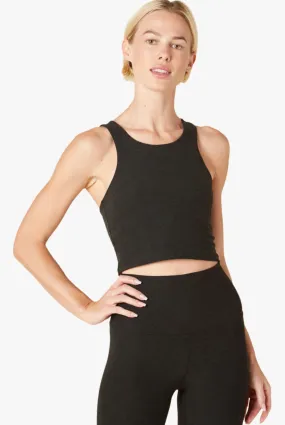 Beyond Yoga Focus Cropped Tank - Black