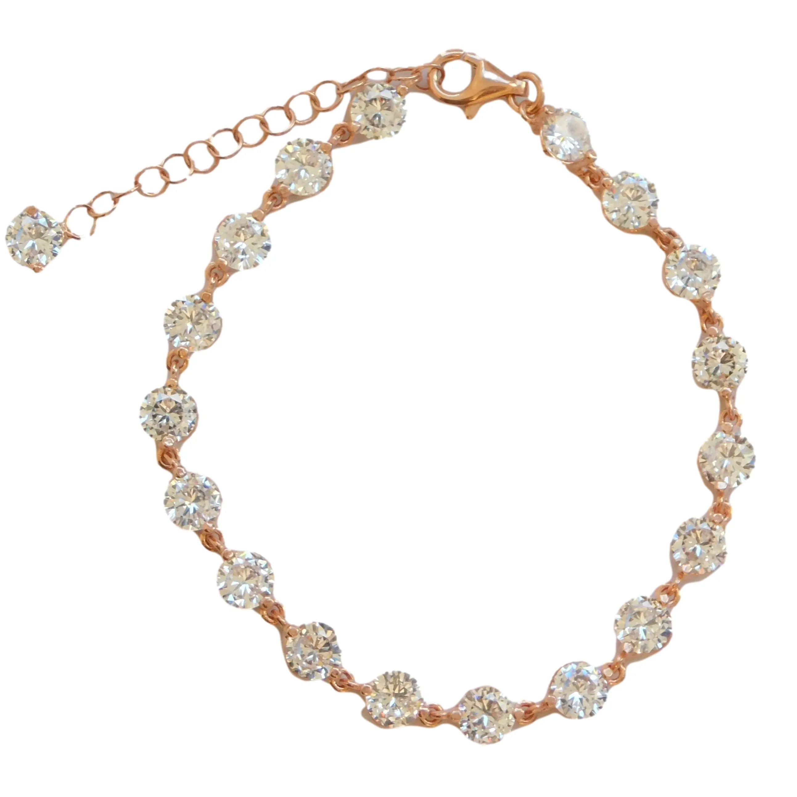 Bezel Tennis Bracelet