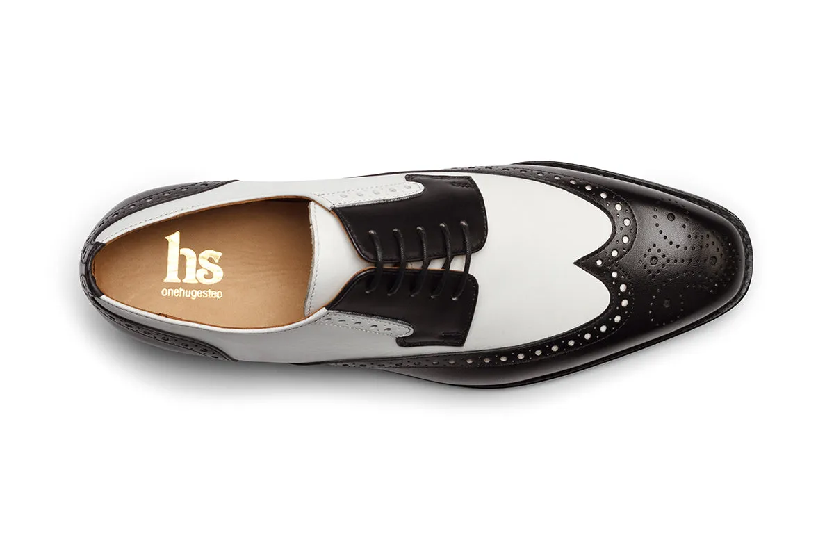 Black & White Brogue Gatsby