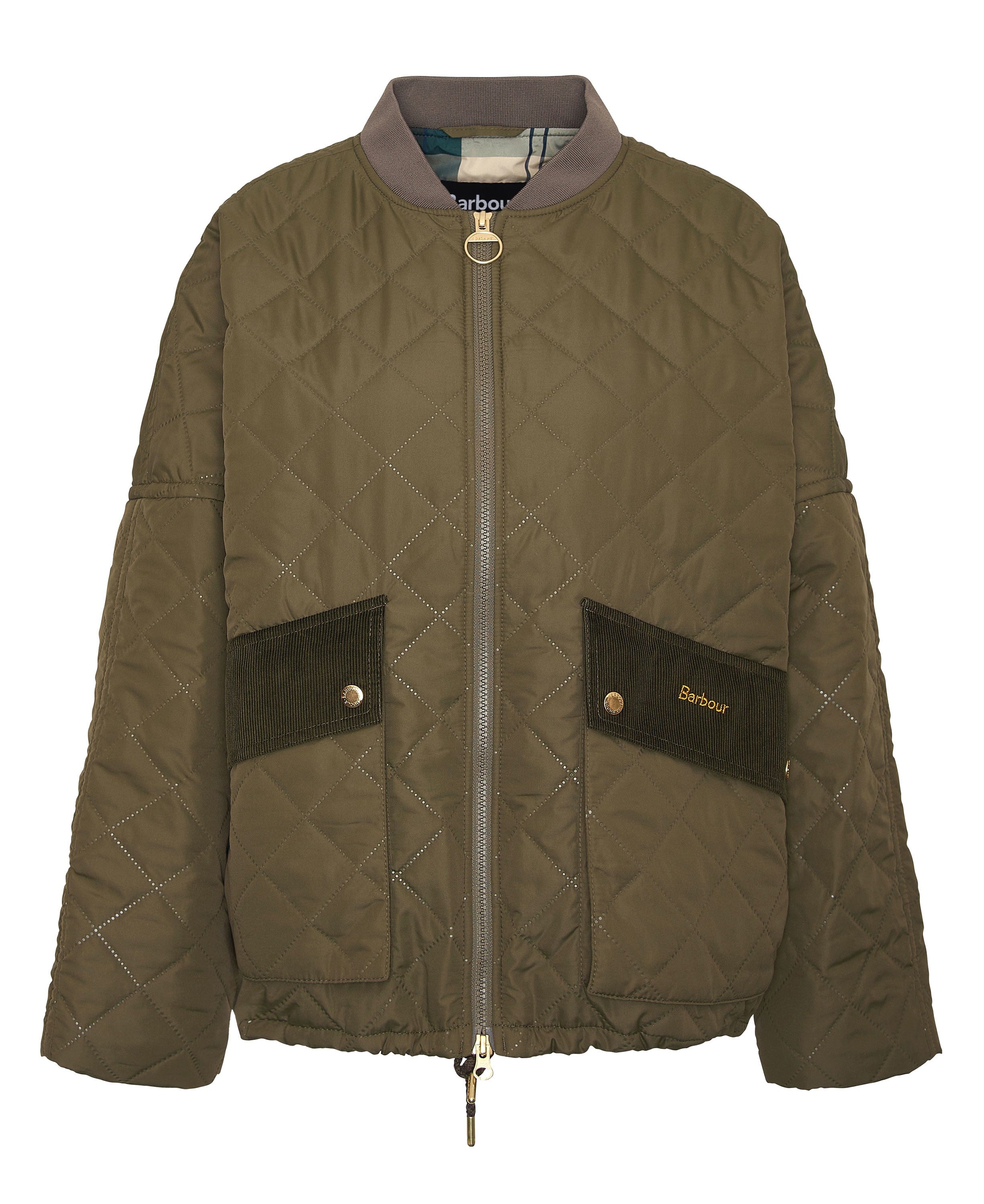 Bowhill Quilted Jacket                             Army Green