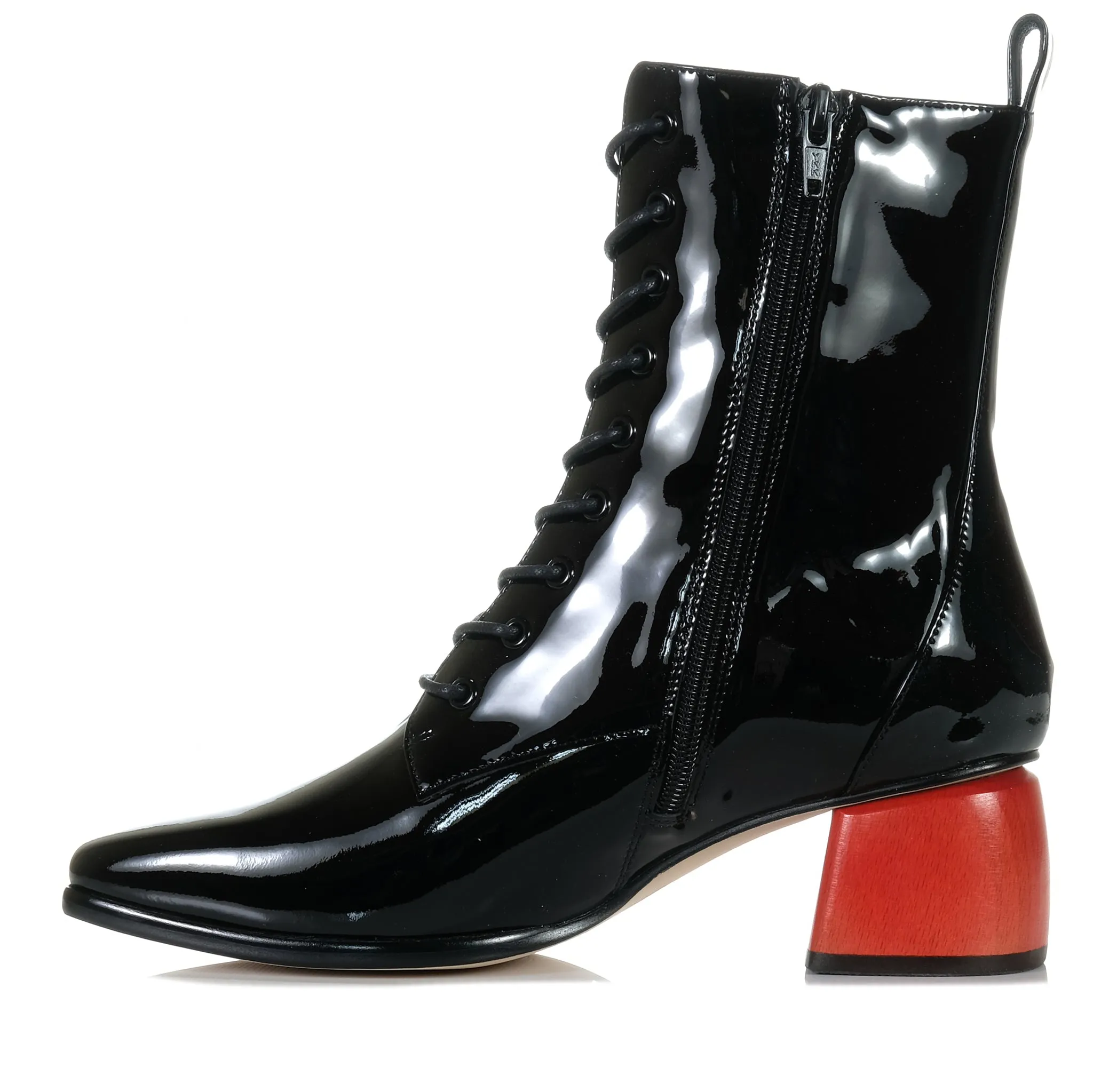 Bresley Pringle Black Patent/Red