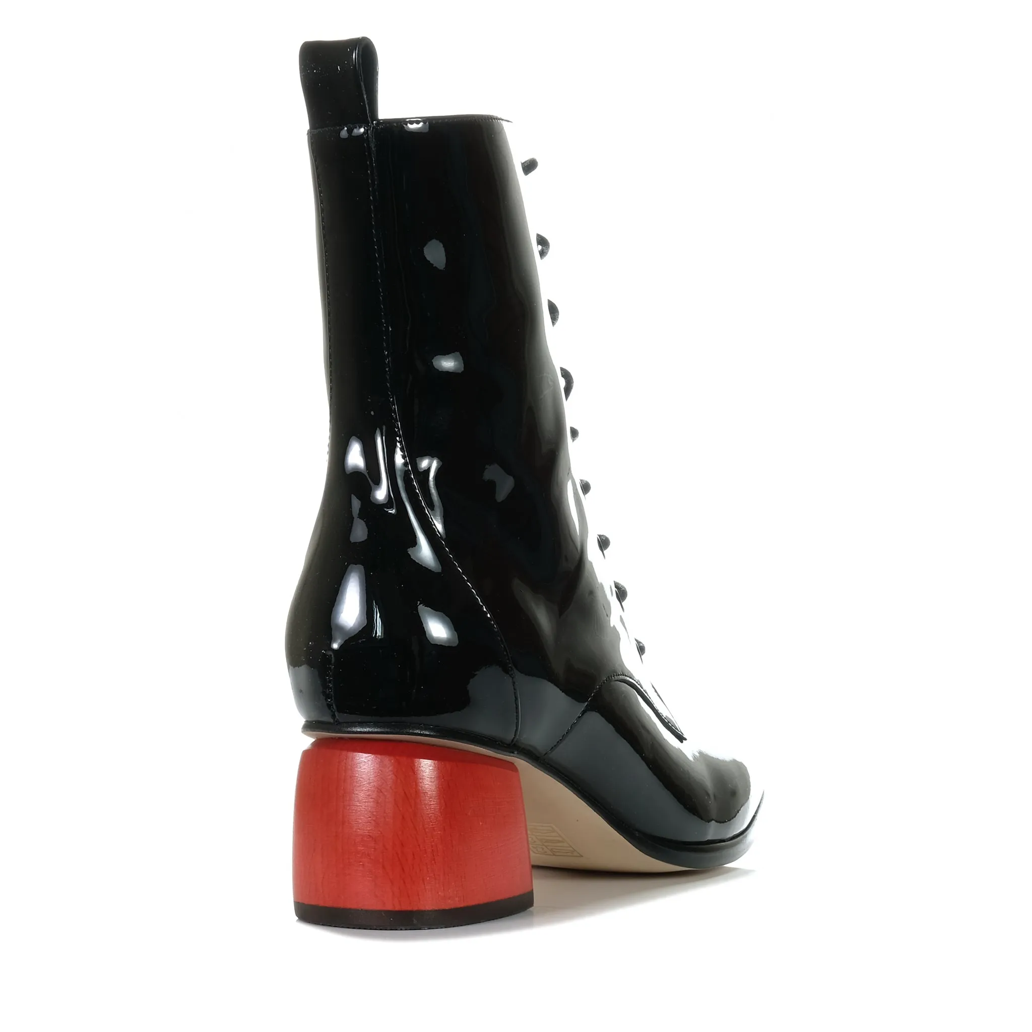 Bresley Pringle Black Patent/Red