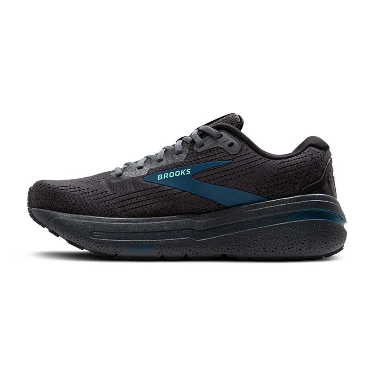 Brooks GHOST MAX 2 Road Running Shoes Ebony Cockatoo Blue Sapphire