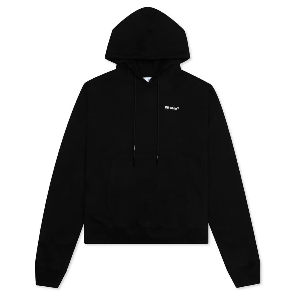 Caravaggio Arrow Over Hoodie - Black/White