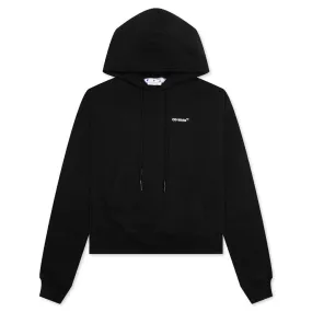 Caravaggio Crowning Over Hoodie - Black/White