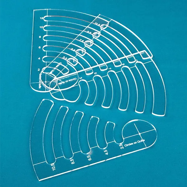 Charm Circle Quilting Ruler