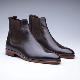 Coffee Case Chelsea Boots