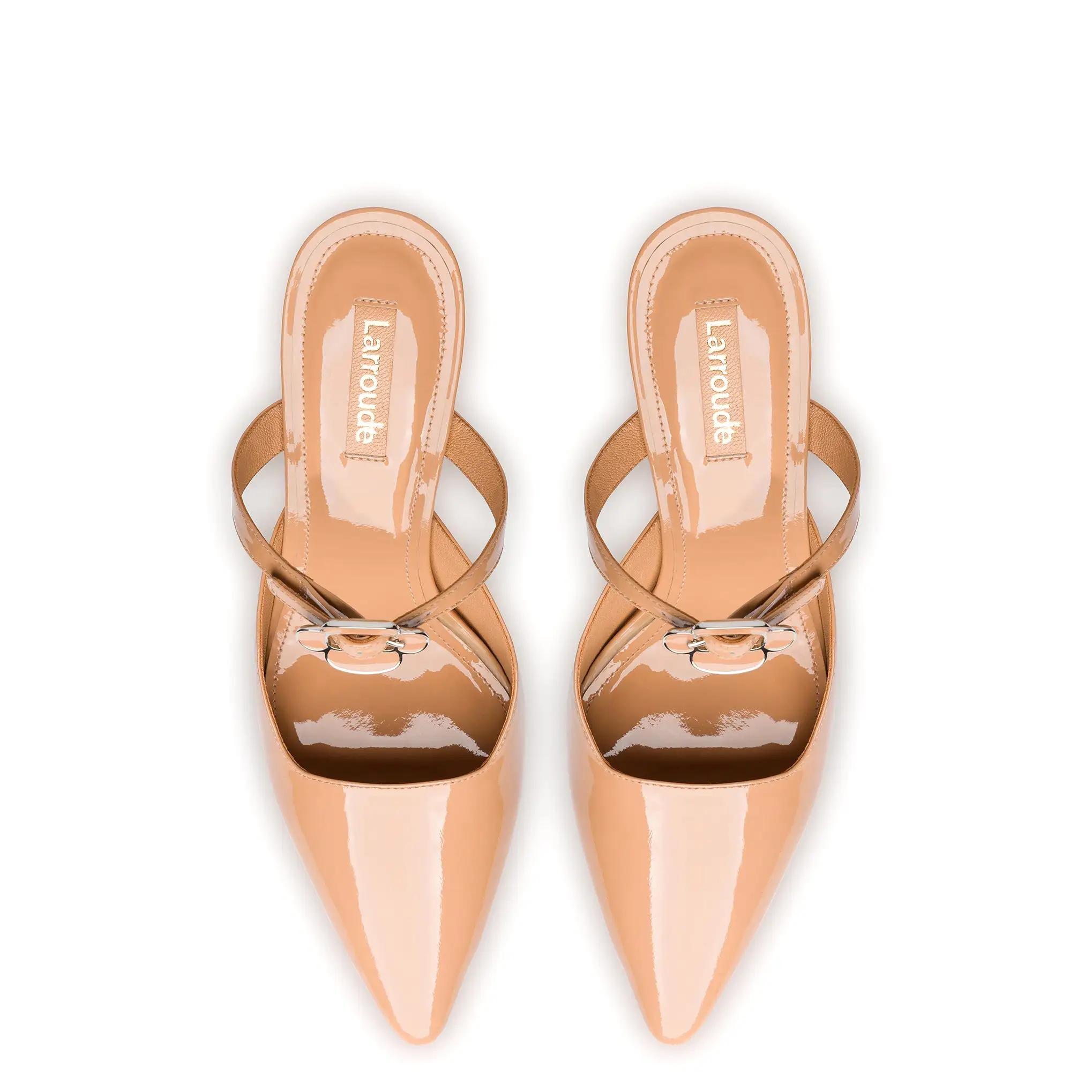 Daisy Pump In Tan Patent Leather