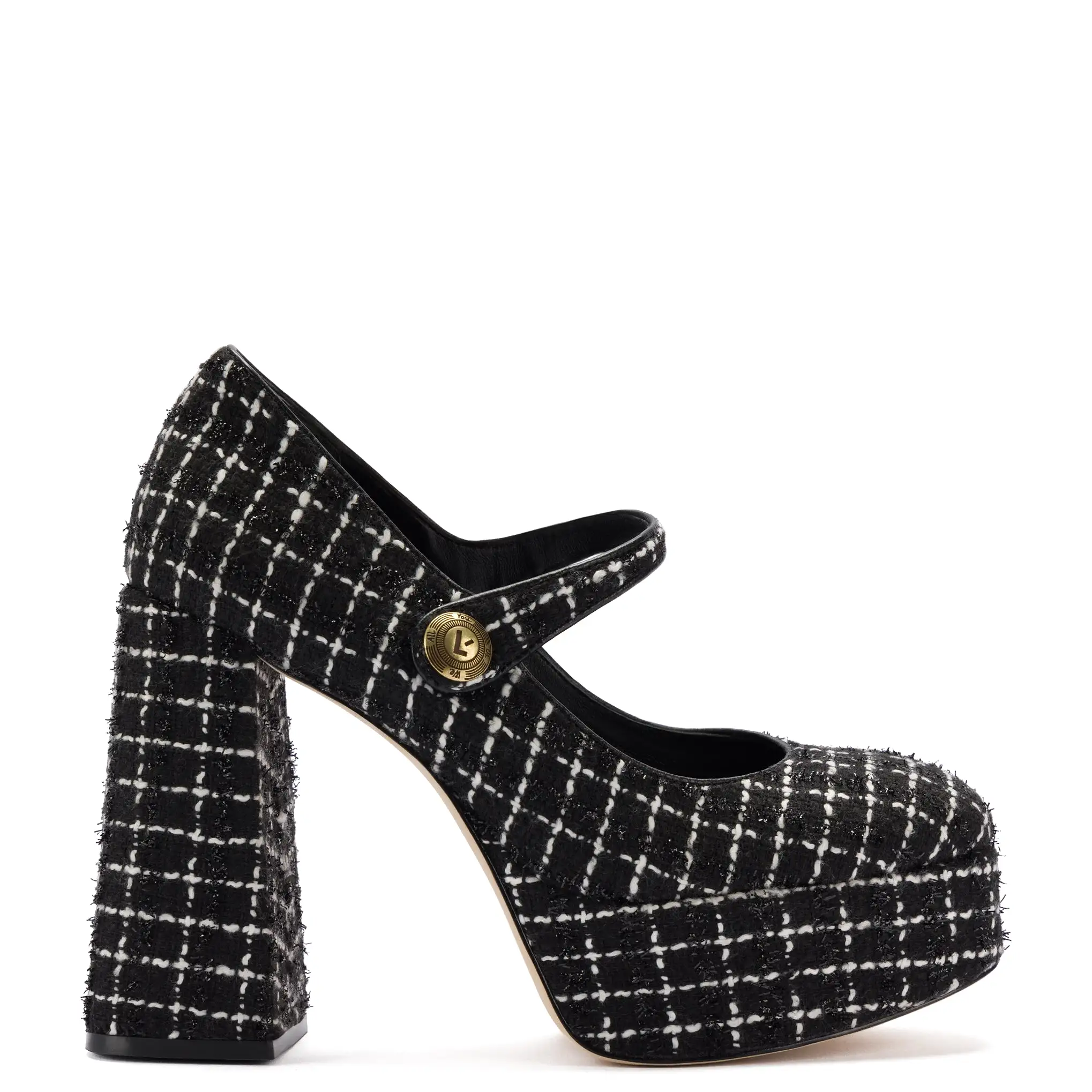 Emma Pump In Black Tweed