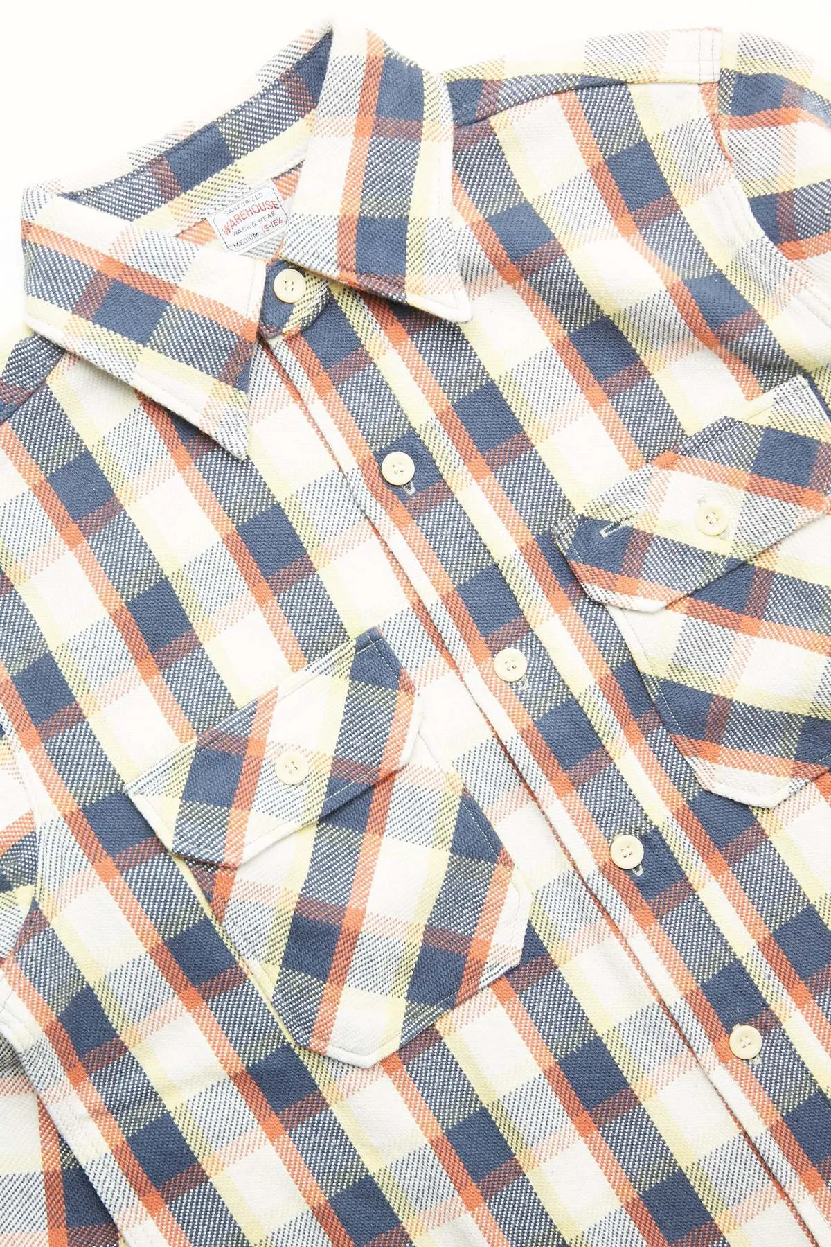 Flannel Shirts - Navy One Wash