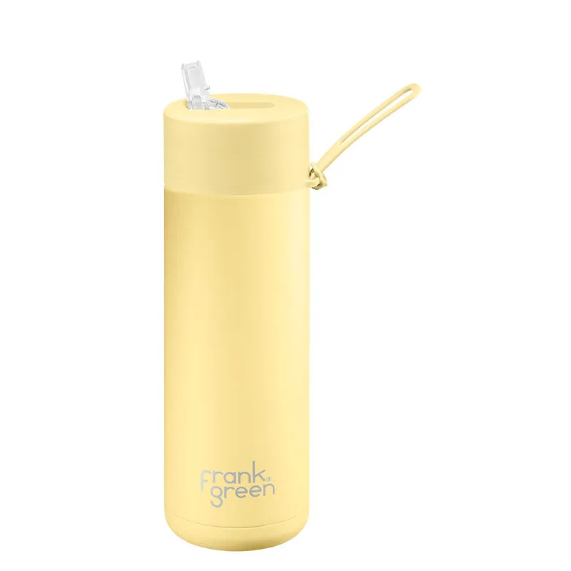 Frank Green Ceramic Reusable Bottle (595ml) Straw Lid