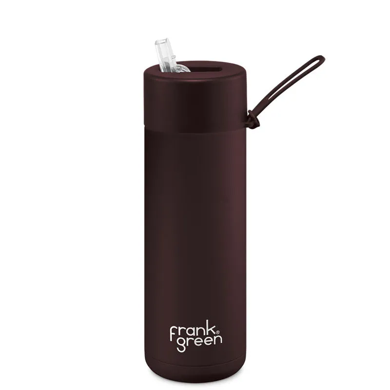 Frank Green Ceramic Reusable Bottle (595ml) Straw Lid