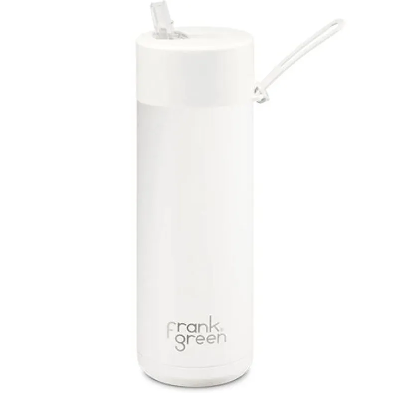 Frank Green Ceramic Reusable Bottle (595ml) Straw Lid