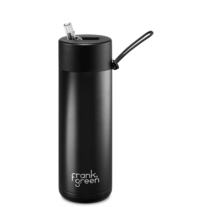 Frank Green Ceramic Reusable Bottle (595ml) Straw Lid