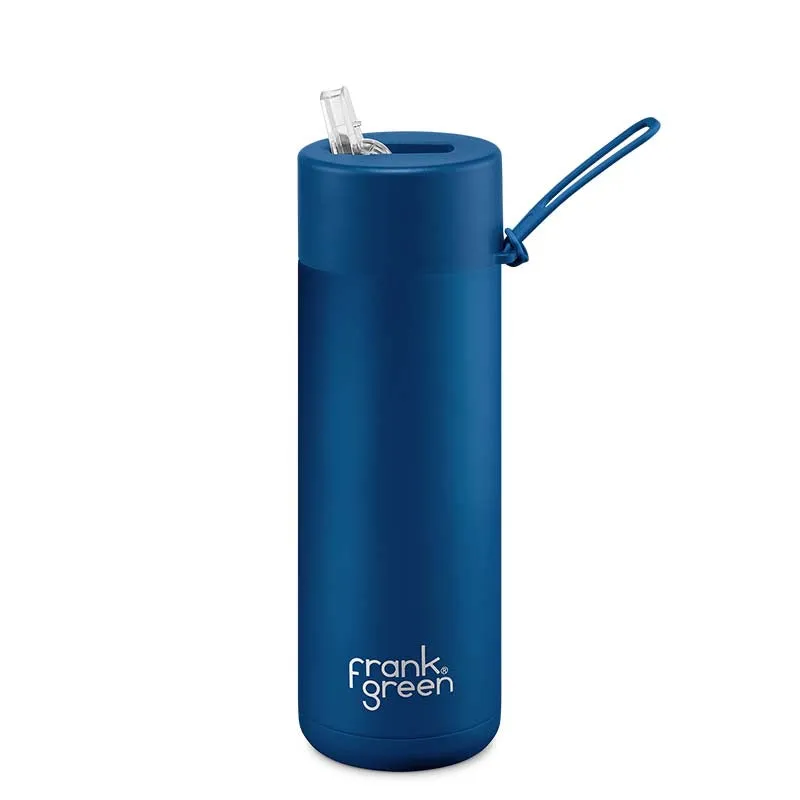 Frank Green Ceramic Reusable Bottle (595ml) Straw Lid