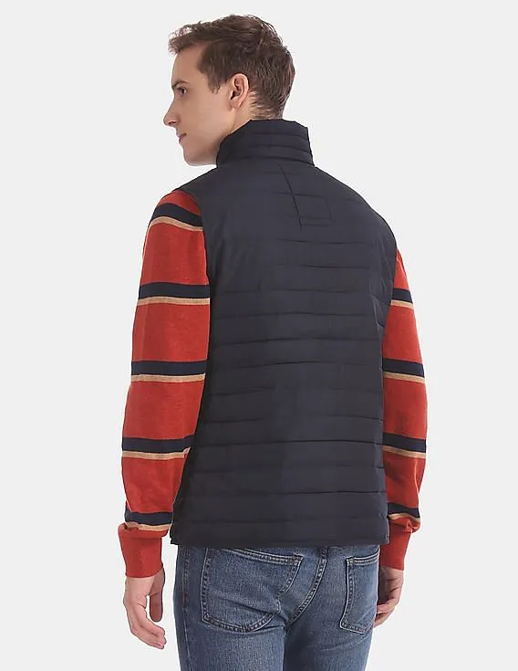 GAP Men Blue Water Resistant Gilet Jacket