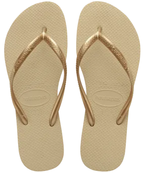 Havaianas Slim Flip Flops - Beige