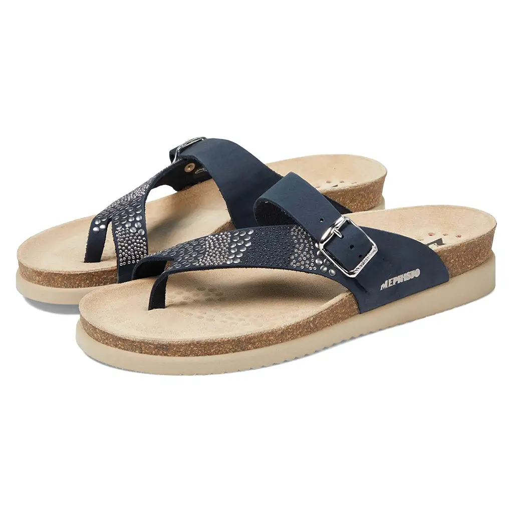 Helenka Nubuck Leather Women's Slide Sandals