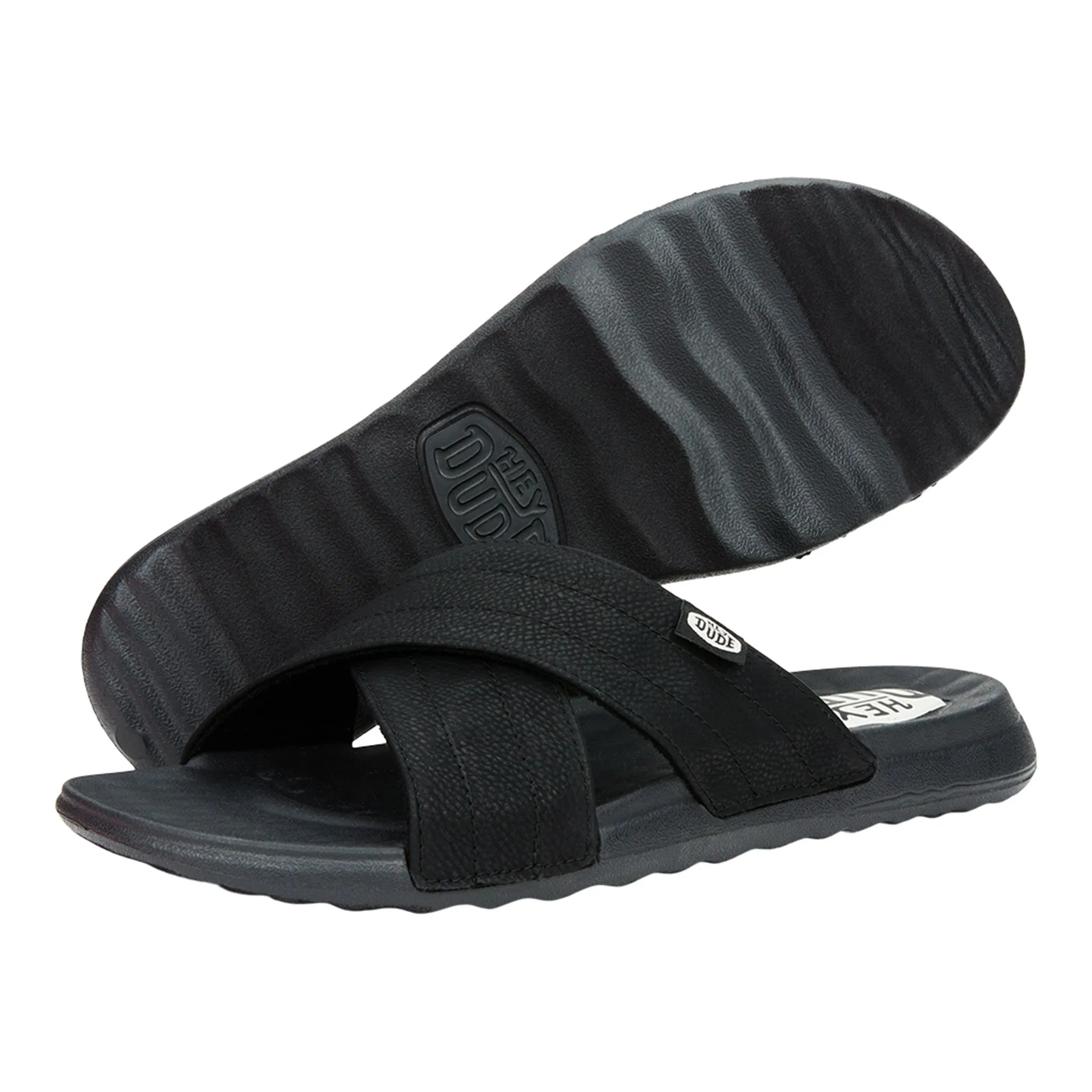 Hey Dude Women's Christi Distressed Black Slide