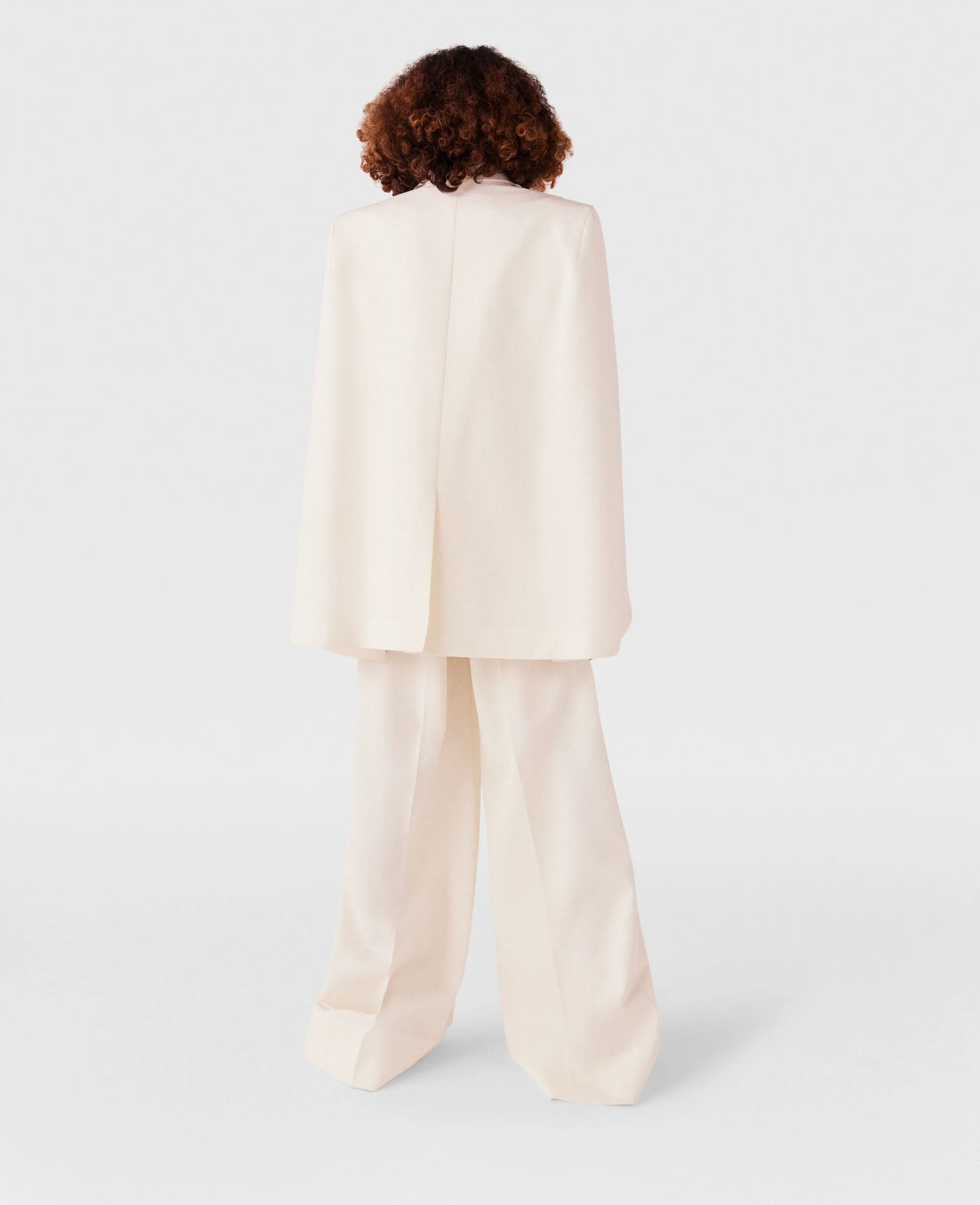 High-Rise Wide-Leg Wool Pants