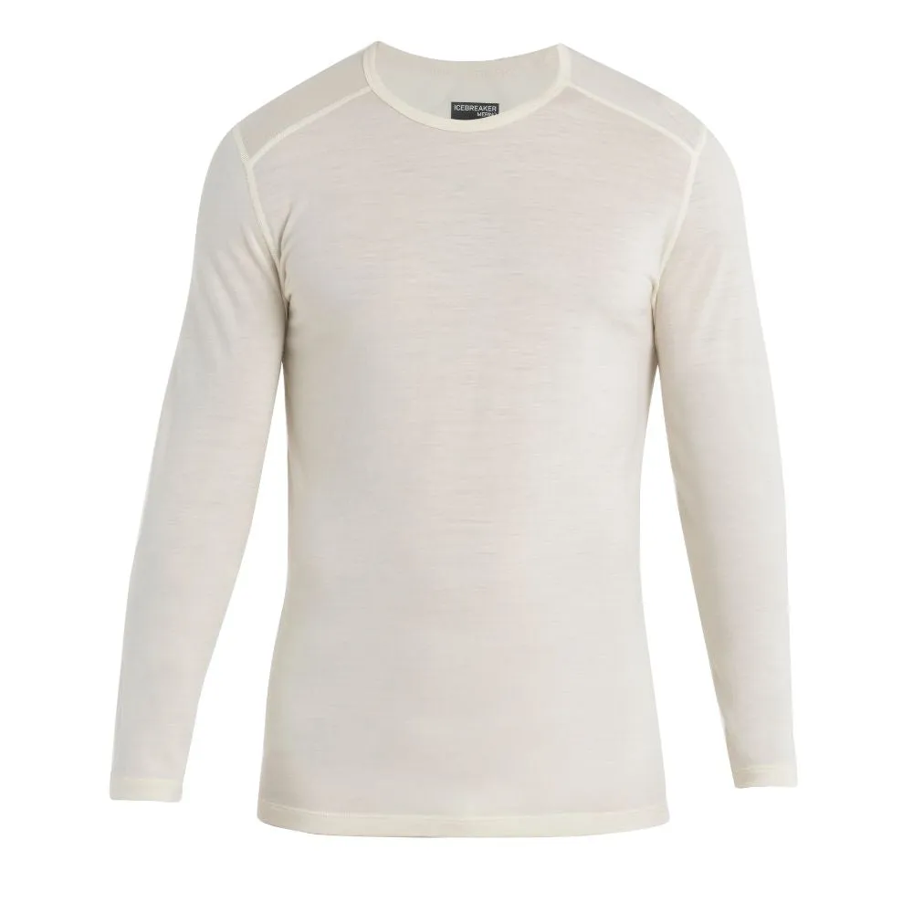 icebreaker Merino Base Layer Men's 200 Oasis Long Sleeve Crewe - Undyed Lazurite Nightshade Kyanite