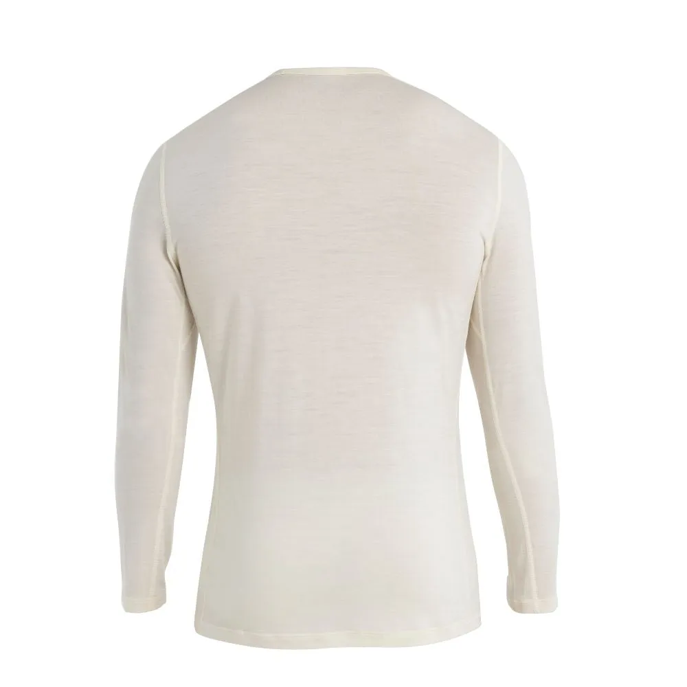 icebreaker Merino Base Layer Men's 200 Oasis Long Sleeve Crewe - Undyed Lazurite Nightshade Kyanite