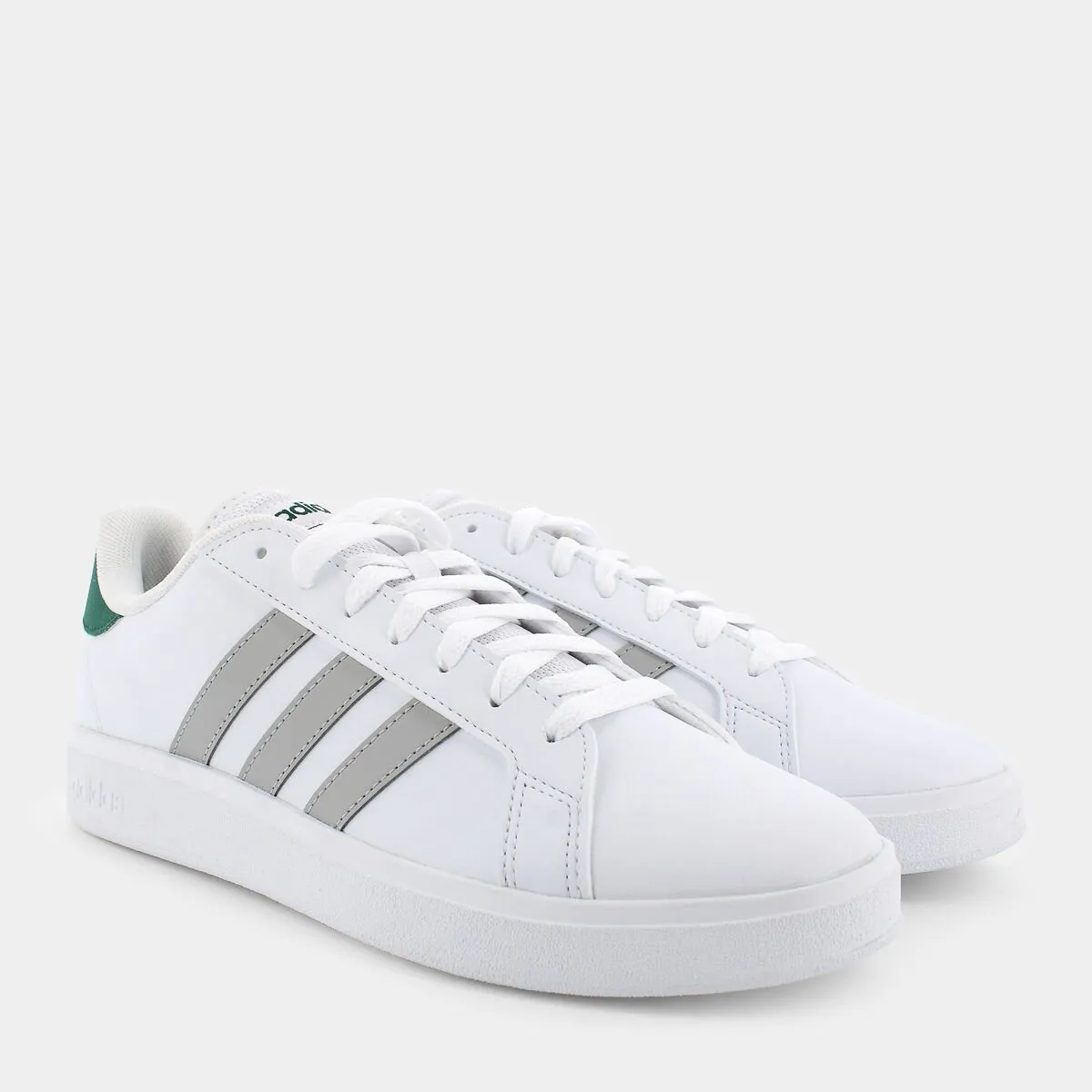 ID3023GRAND COURT BASE 2.0ftwr white/grey two/collegiate green- SPORTIVE