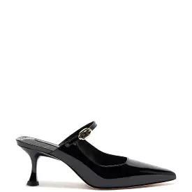 Ines Mule In Black Patent Leather