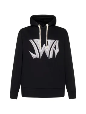 JW Anderson Logo Printed Drawstring Hoodie