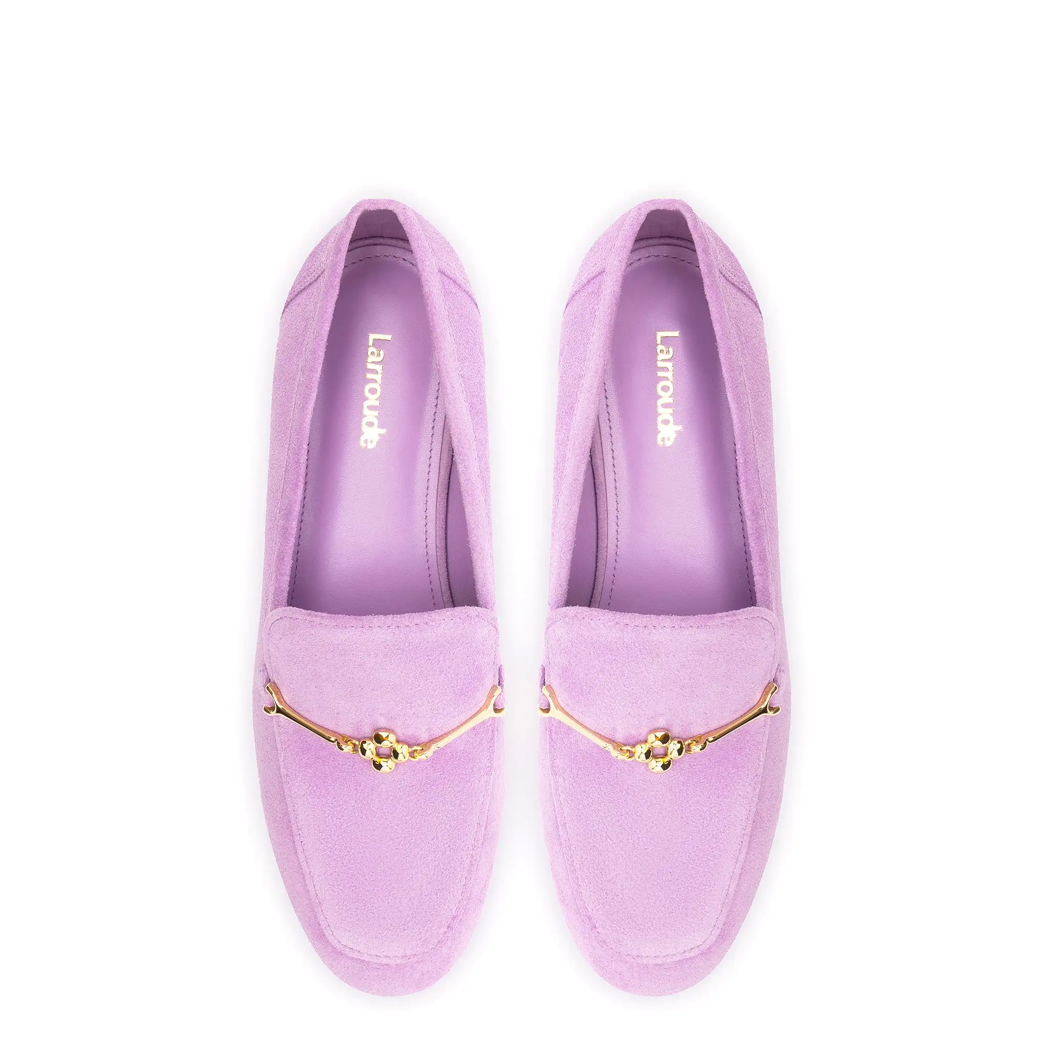 Katherine Loafer In Lilac Suede