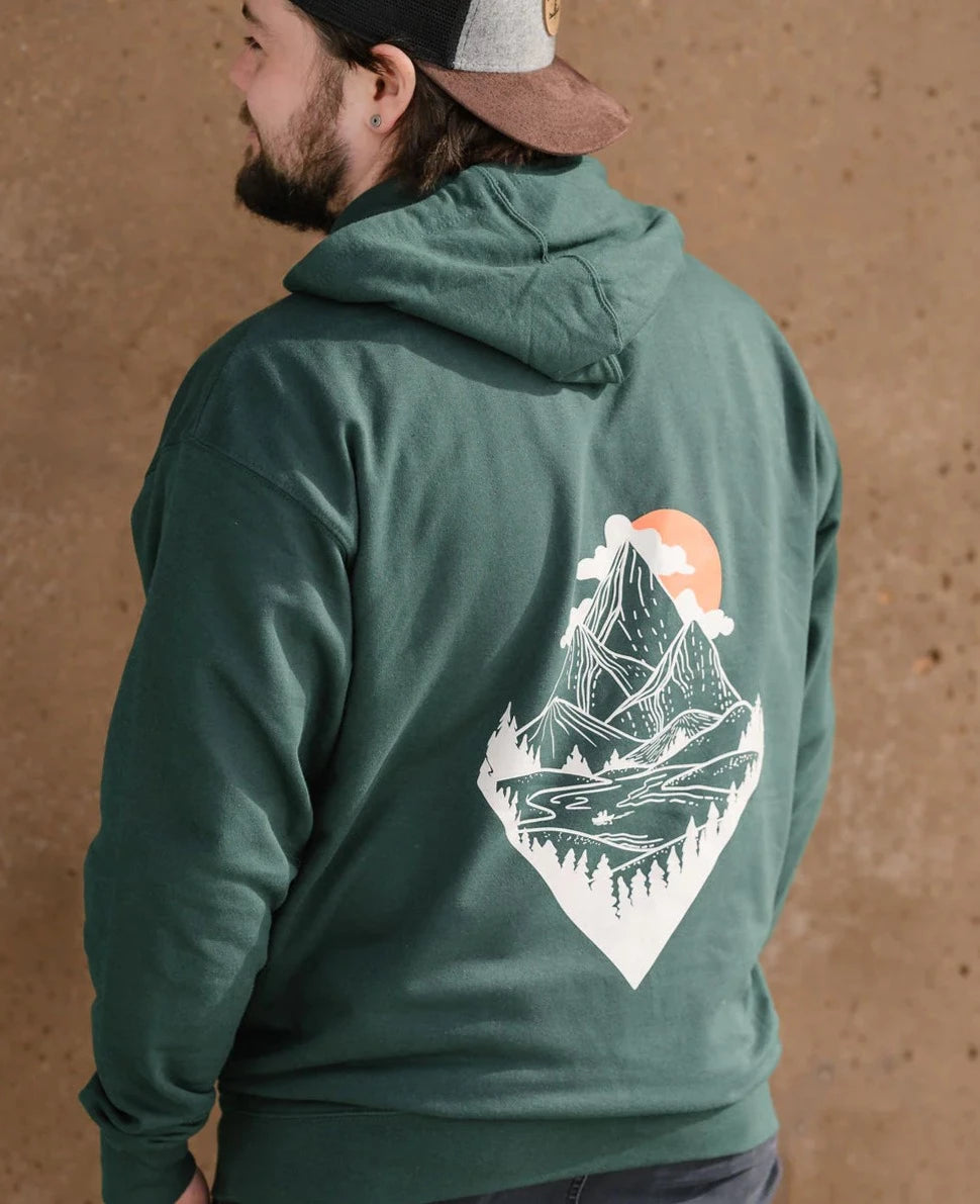 Lake & Life Unisex Mountain Hoodie Alpine